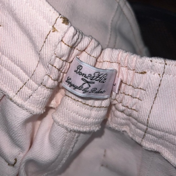 Bobon21 pink kawaii denim skirt - Picture 4 of 4